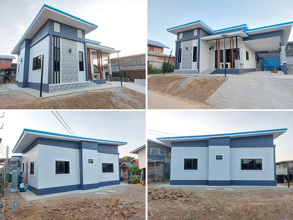 บ้านชั้นเดียวสไตล์โมเดิร์น