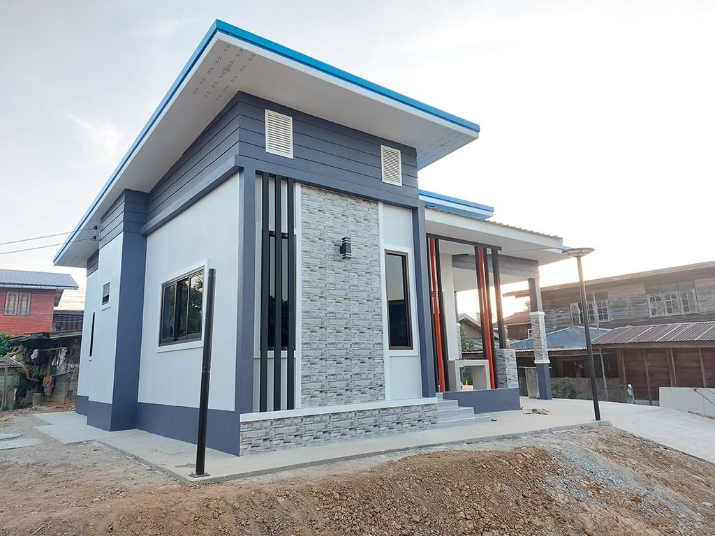 บ้านชั้นเดียวสไตล์โมเดิร์น