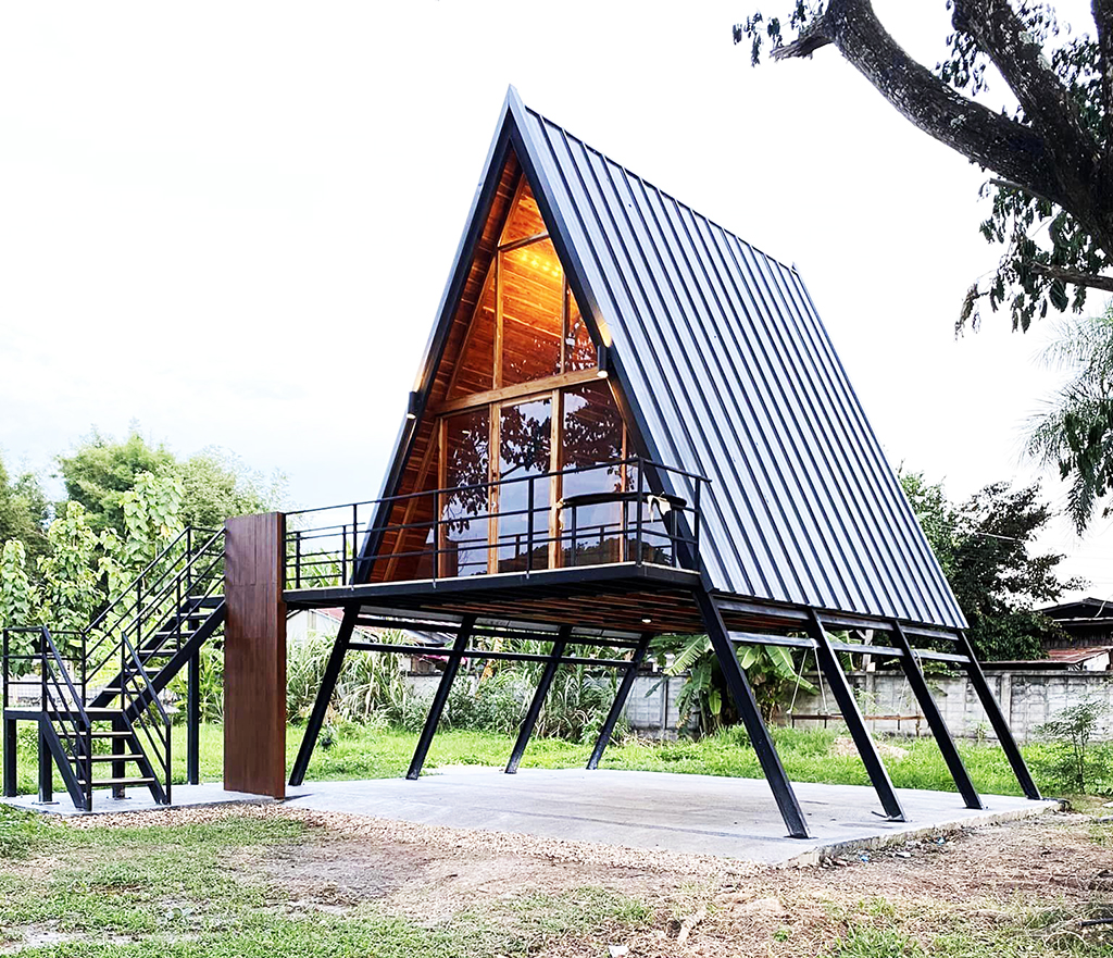 บ้านทรงเอเฟรมยกสูง