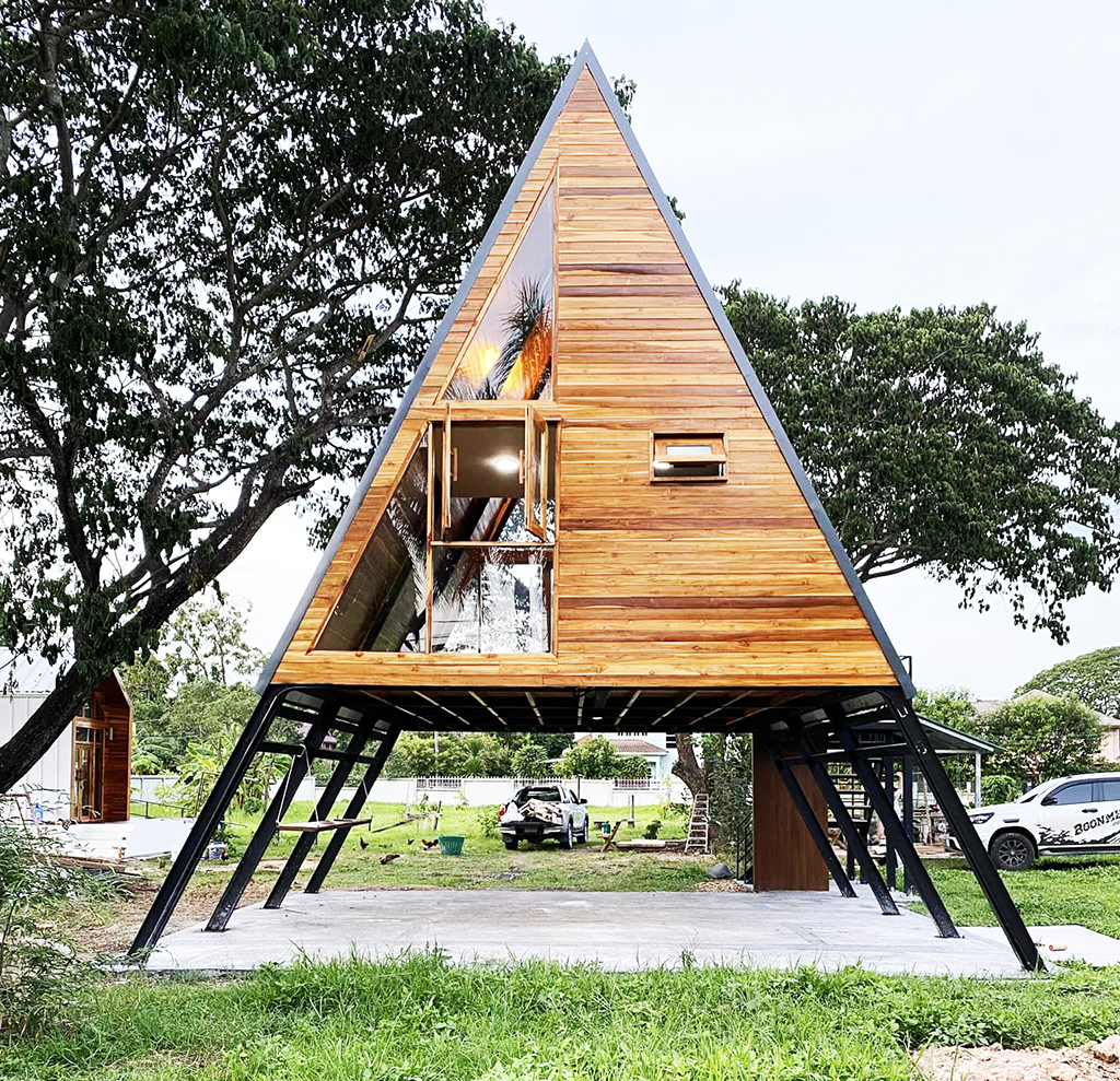 บ้านทรงเอเฟรมยกสูง