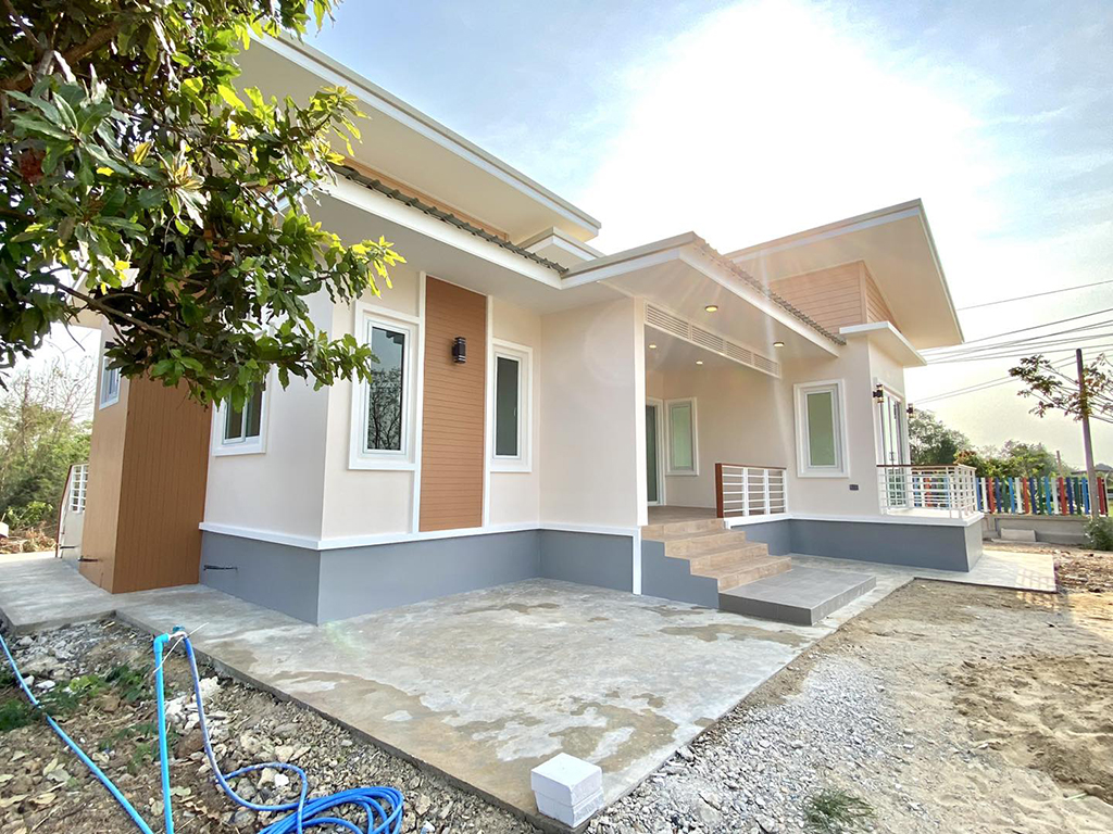 บ้านชั้นเดี่ยวสไตล์โมเดิร์น