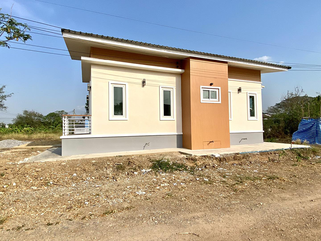 บ้านชั้นเดี่ยวสไตล์โมเดิร์น