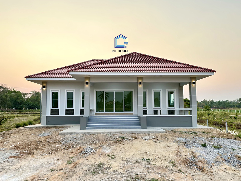 บ้านชั้นเดียวแนวร่วมสมัย