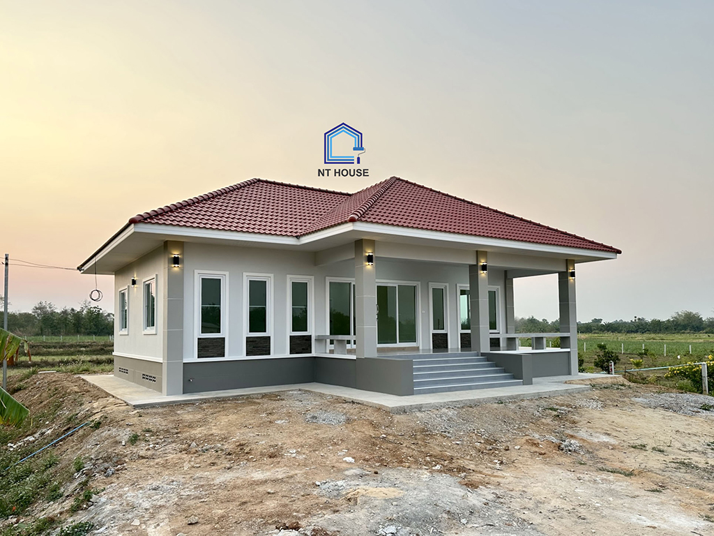 บ้านชั้นเดียวแนวร่วมสมัย