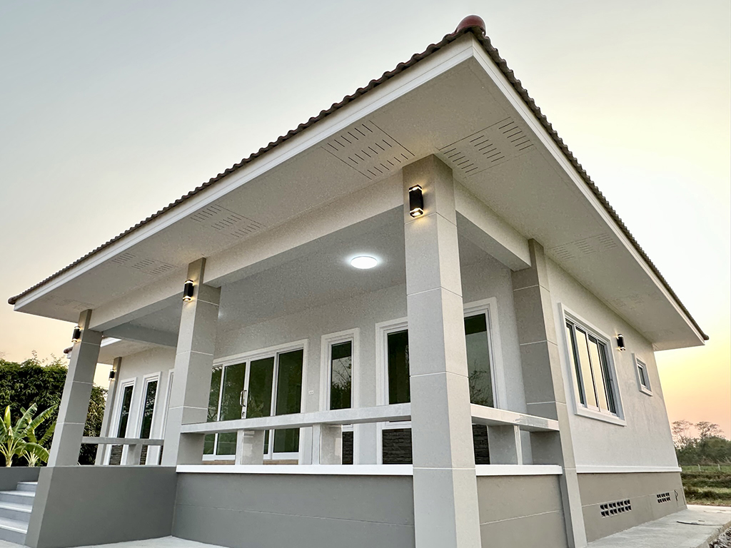 บ้านชั้นเดียวแนวร่วมสมัย